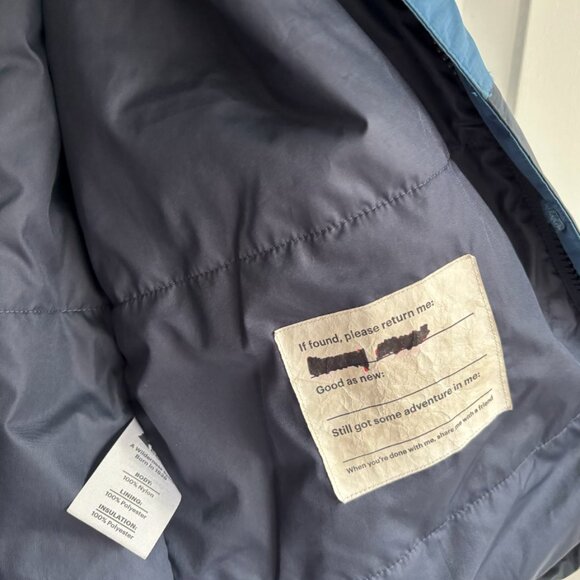 REI co-op kids insulated rain jacket with hood - Picture 2 of 2